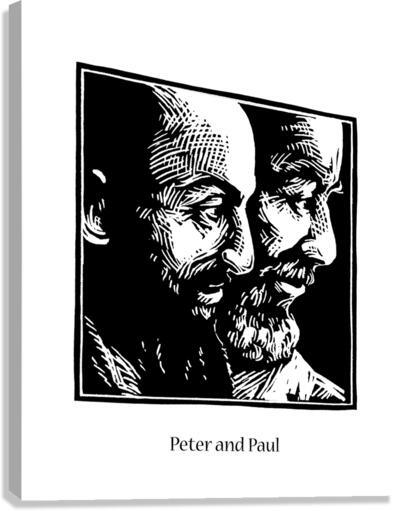 Canvas Print - Sts. Peter and Paul by J. Lonneman