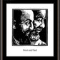 Wall Frame Espresso, Matted - Sts. Peter and Paul by J. Lonneman