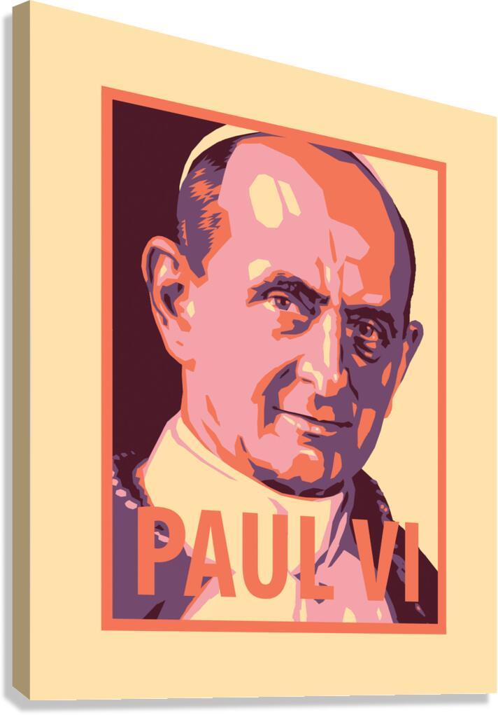 Canvas Print - St. Paul VI by Julie Lonneman - Trinity Stores