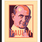 Wall Frame Black, Matted - St. Paul VI by Julie Lonneman - Trinity Stores