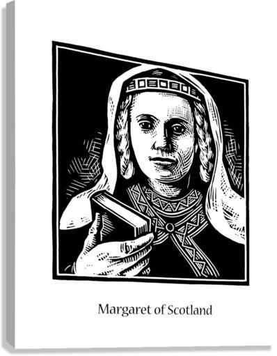 Canvas Print - St. Margaret of Scotland by Julie Lonneman - Trinity Stores