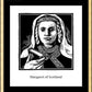 Wall Frame Gold, Matted - St. Margaret of Scotland by Julie Lonneman - Trinity Stores