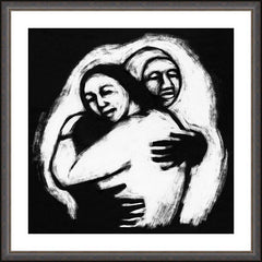 Wall Frame Espresso - Reconciliation by J. Lonneman