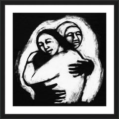 Wall Frame Black - Reconciliation by J. Lonneman