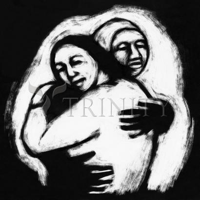Wall Frame Black, Matted - Reconciliation by Julie Lonneman - Trinity Stores