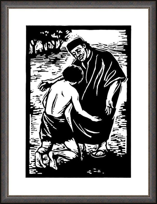 Wall Frame Espresso - Return of the Prodigal by J. Lonneman