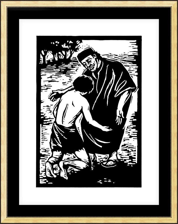 Wall Frame Gold, Matted - Return of the Prodigal by J. Lonneman