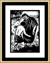 Wall Frame Gold - Return of the Prodigal by J. Lonneman