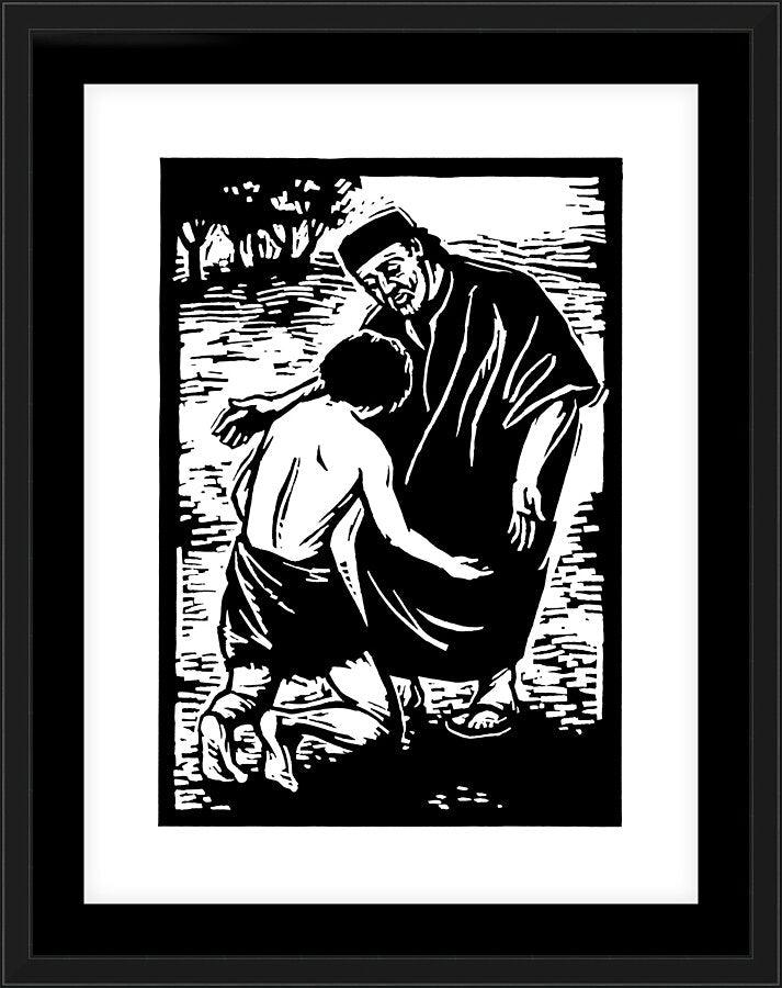 Wall Frame Black, Matted - Return of the Prodigal by Julie Lonneman - Trinity Stores