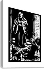 Canvas Print - St. Lazarus and Rich Man by J. Lonneman