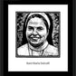 Wall Frame Black, Matted - St. Rani Maria Vattalil by Julie Lonneman - Trinity Stores