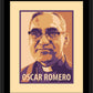 Wall Frame Black, Matted - St. Oscar Romero by J. Lonneman