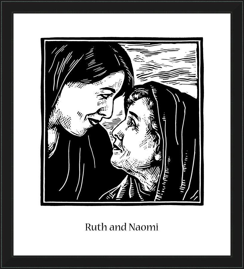 Wall Frame Black - St. Ruth and Naomi by Julie Lonneman - Trinity Stores