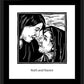 Wall Frame Black, Matted - St. Ruth and Naomi by Julie Lonneman - Trinity Stores