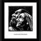 Wall Frame Black, Matted - Sarah and Abraham by Julie Lonneman - Trinity Stores