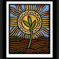 Wall Frame Black, Matted - Easter Seedling by Julie Lonneman - Trinity Stores