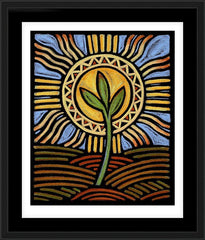 Wall Frame Black - Easter Seedling by J. Lonneman