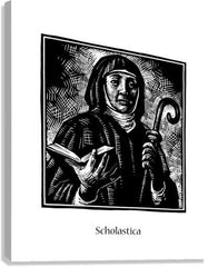 Canvas Print - St. Scholastica by J. Lonneman