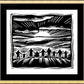 Wall Frame Gold, Matted - Sun of Justice by J. Lonneman