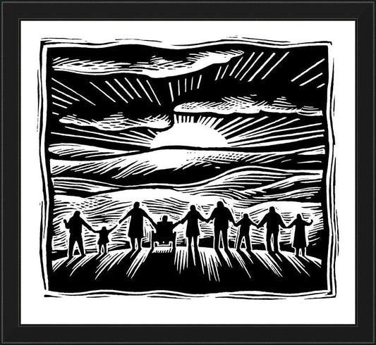 Wall Frame Black - Sun of Justice by J. Lonneman