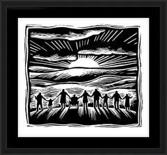Wall Frame Black - Sun of Justice by J. Lonneman