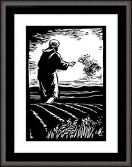 Wall Frame Espresso - Sower by J. Lonneman