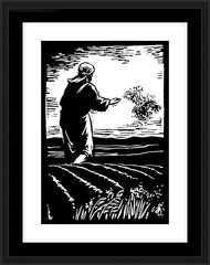 Wall Frame Black - Sower by J. Lonneman