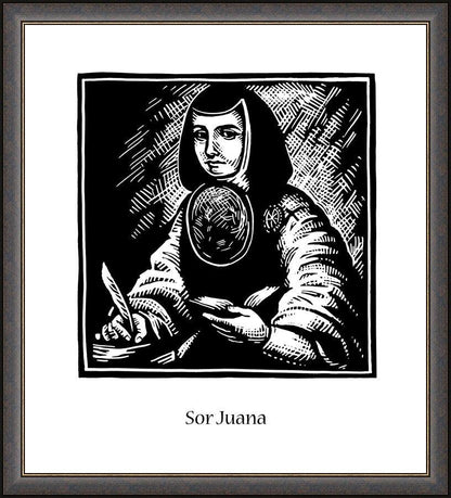 Wall Frame Espresso - Sor Juana Inés de la Cruz by Julie Lonneman - Trinity Stores