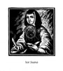 Metal Print - Sor Juana Inés de la Cruz by Julie Lonneman - Trinity Stores