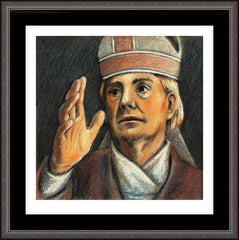 Wall Frame Espresso - St. Stanislaus of Krakow by J. Lonneman