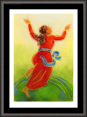 Wall Frame Espresso - Assumption of Mary by J. Lonneman