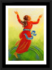 Wall Frame Black - Assumption of Mary by J. Lonneman