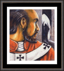 Wall Frame Espresso - St. Thomas Becket by J. Lonneman