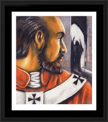 Wall Frame Black - St. Thomas Becket by J. Lonneman