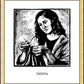 Wall Frame Gold - St. Tabitha by J. Lonneman