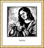 Wall Frame Gold - St. Tabitha by J. Lonneman