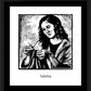Wall Frame Black, Matted - St. Tabitha by J. Lonneman