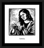 Wall Frame Black, Matted - St. Tabitha by J. Lonneman