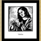 Wall Frame Gold, Matted - St. Tabitha by J. Lonneman