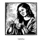 Wall Frame Espresso, Matted - St. Tabitha by J. Lonneman