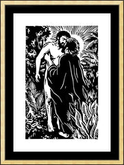 Wall Frame Gold - Creation of Adam by J. Lonneman