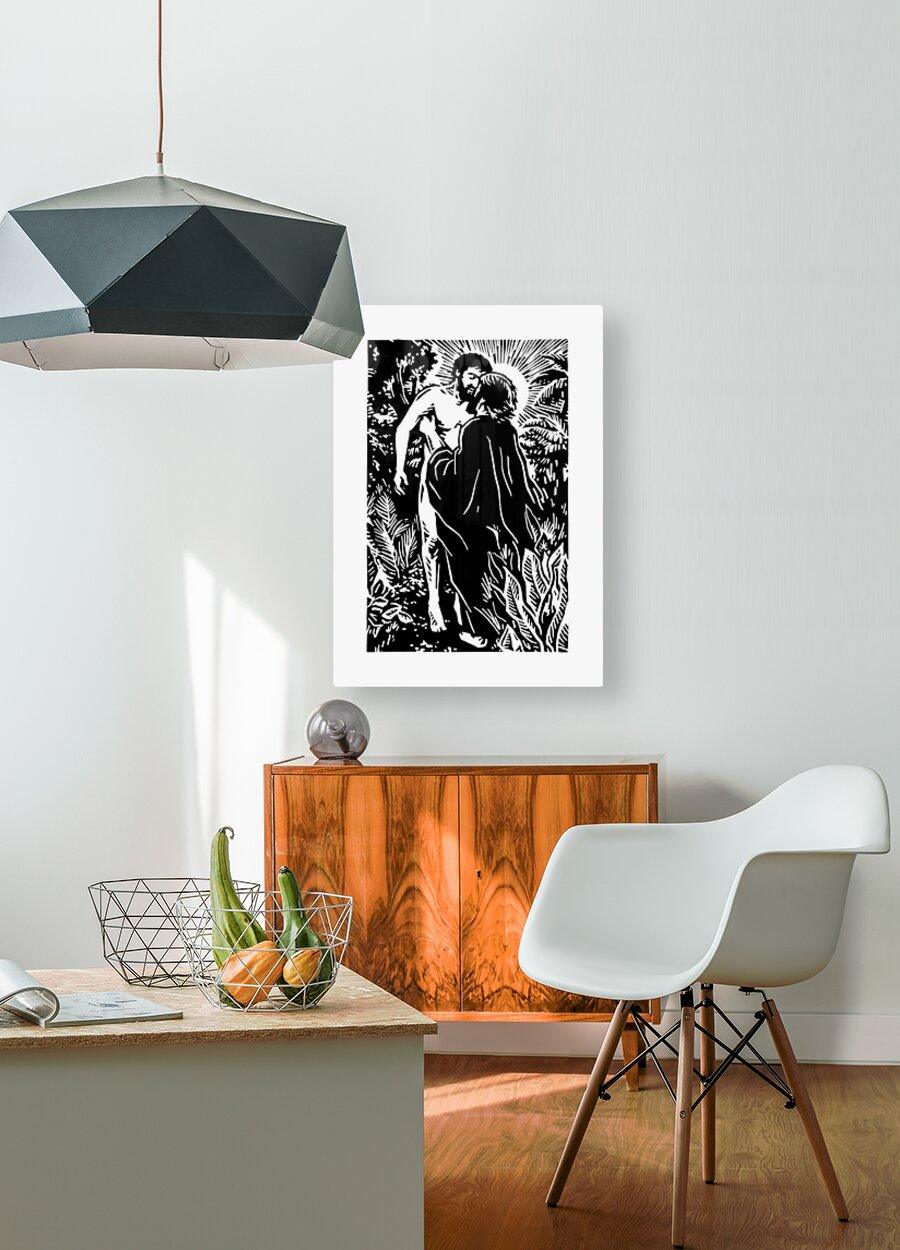 Metal Print - Creation of Adam by Julie Lonneman - Trinity Stores