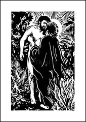 Metal Print - Creation of Adam by J. Lonneman