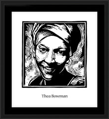 Wall Frame Black - Sr. Thea Bowman by J. Lonneman