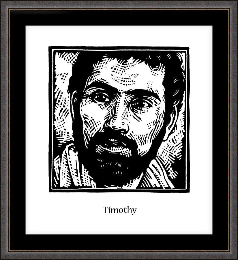 Wall Frame Espresso, Matted - St. Timothy by Julie Lonneman - Trinity Stores