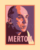 Metal Print - Thomas Merton by Julie Lonneman - Trinity Stores