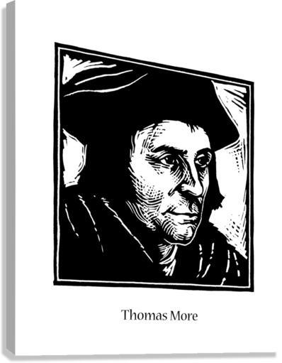 Canvas Print - St. Thomas More by J. Lonneman