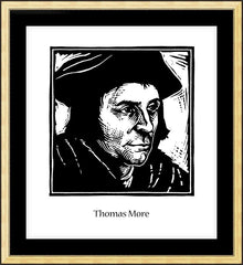 Wall Frame Gold - St. Thomas More by J. Lonneman