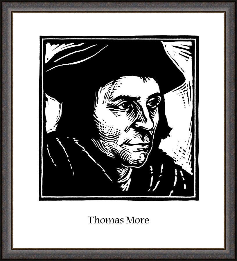 Wall Frame Espresso - St. Thomas More by J. Lonneman