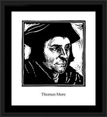 Wall Frame Black - St. Thomas More by J. Lonneman